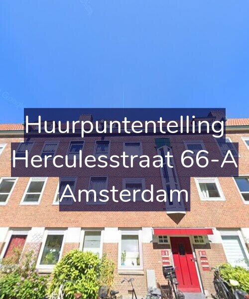 Foto gevel Huurpuntentelling voor Herculesstraat 66-A, Amsterdam