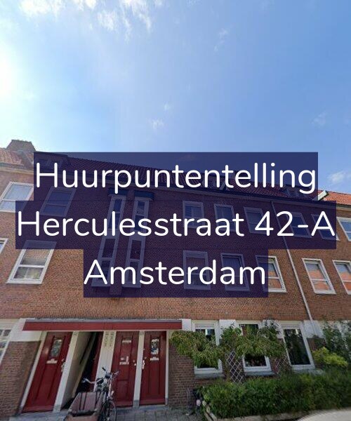 Foto gevel Huurpuntentelling voor Herculesstraat 42-A, Amsterdam