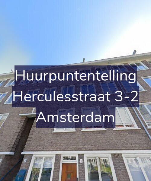 Foto gevel Huurpuntentelling voor Herculesstraat 3-2, Amsterdam