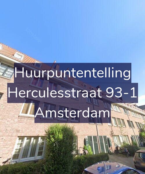 Foto gevel Huurpuntentelling voor Herculesstraat 93-1, Amsterdam