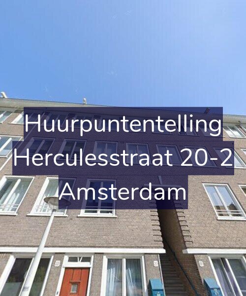 Foto gevel Huurpuntentelling voor Herculesstraat 20-2, Amsterdam