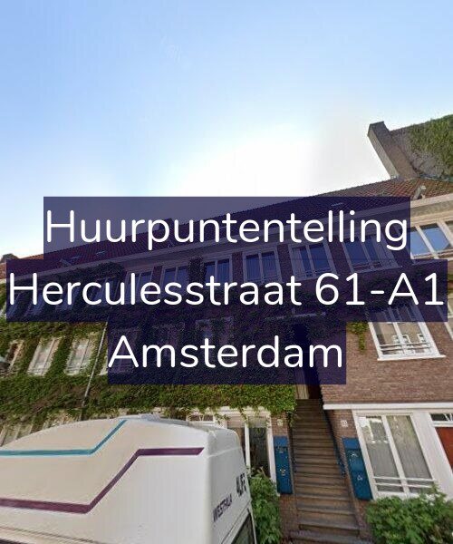 Foto gevel Huurpuntentelling voor Herculesstraat 61-A1, Amsterdam