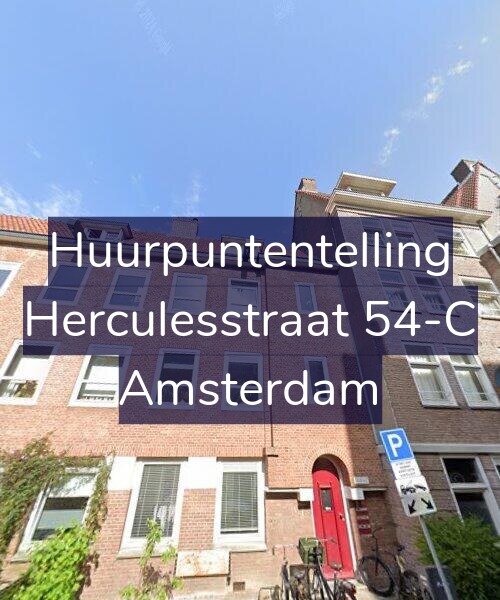Foto gevel Huurpuntentelling voor Herculesstraat 54-C, Amsterdam