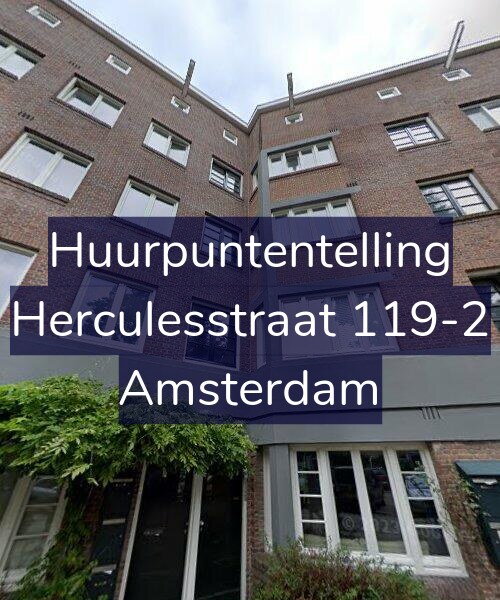 Foto gevel Huurpuntentelling voor Herculesstraat 119-2, Amsterdam