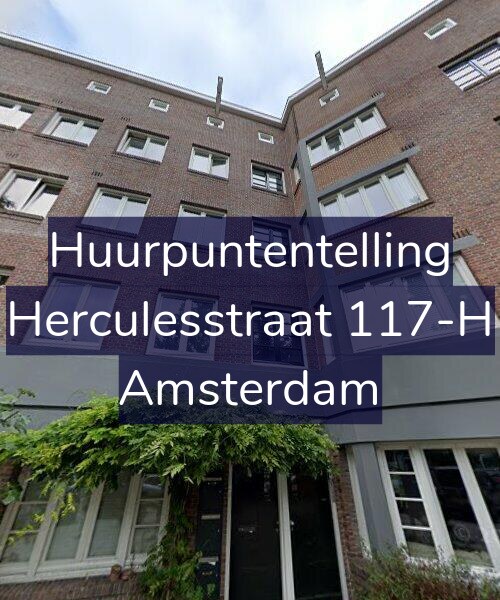 Foto gevel Huurpuntentelling voor Herculesstraat 117-H, Amsterdam