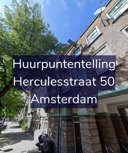 Foto gevel Huurpuntentelling voor Herculesstraat 50, Amsterdam