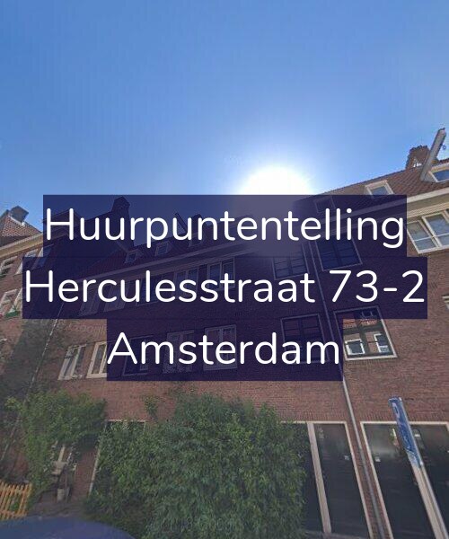 Foto gevel Huurpuntentelling voor Herculesstraat 73-2, Amsterdam