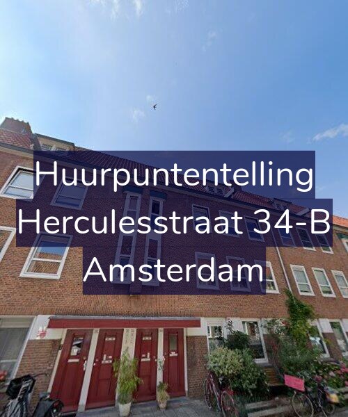 Foto gevel Huurpuntentelling voor Herculesstraat 34-B, Amsterdam