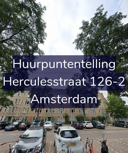 Foto gevel Huurpuntentelling voor Herculesstraat 126-2, Amsterdam