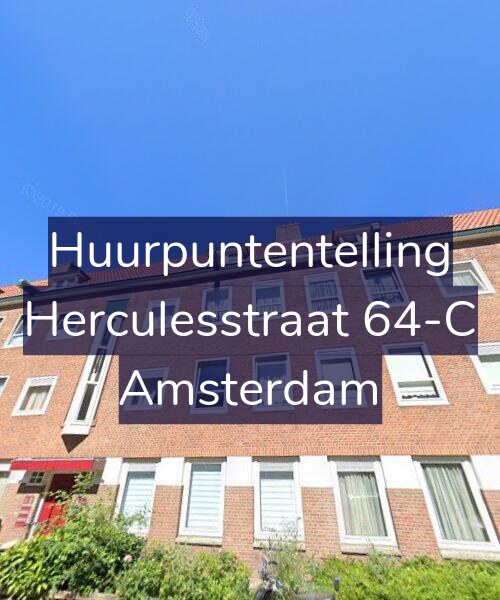 Foto gevel Huurpuntentelling voor Herculesstraat 64-C, Amsterdam