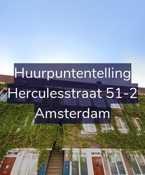 Foto gevel Huurpuntentelling voor Herculesstraat 51-2, Amsterdam