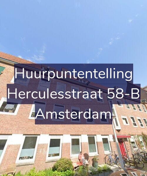 Foto gevel Huurpuntentelling voor Herculesstraat 58-B, Amsterdam