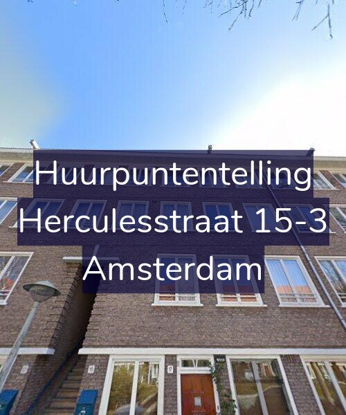 Foto gevel Huurpuntentelling voor Herculesstraat 15-3, Amsterdam