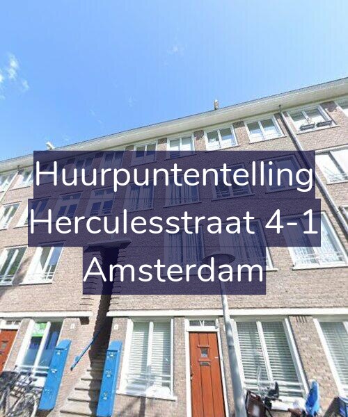 Foto gevel Huurpuntentelling voor Herculesstraat 4-1, Amsterdam