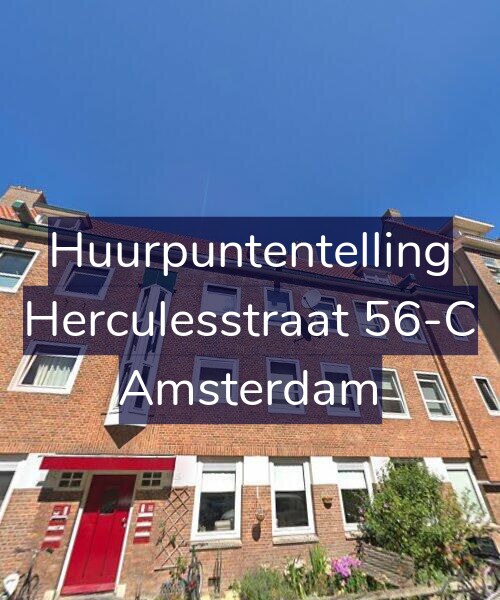 Foto gevel Huurpuntentelling voor Herculesstraat 56-C, Amsterdam