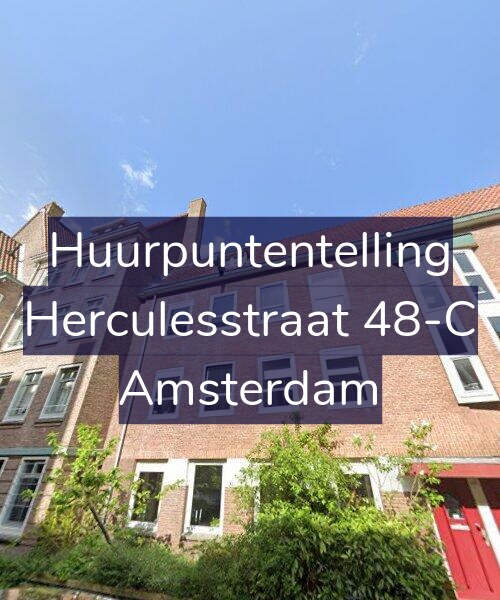 Foto gevel Huurpuntentelling voor Herculesstraat 48-C, Amsterdam