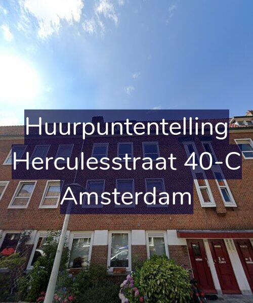 Foto gevel Huurpuntentelling voor Herculesstraat 40-C, Amsterdam