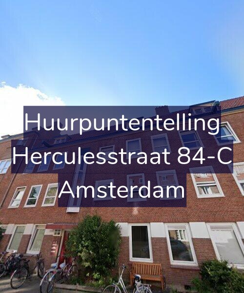 Foto gevel Huurpuntentelling voor Herculesstraat 84-C, Amsterdam