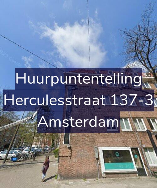 Foto gevel Huurpuntentelling voor Herculesstraat 137-3, Amsterdam