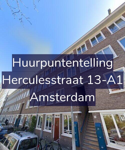 Foto gevel Huurpuntentelling voor Herculesstraat 13-A1, Amsterdam