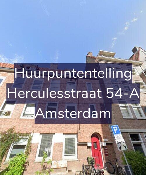 Foto gevel Huurpuntentelling voor Herculesstraat 54-A, Amsterdam