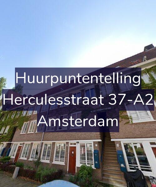 Foto gevel Huurpuntentelling voor Herculesstraat 37-A2, Amsterdam