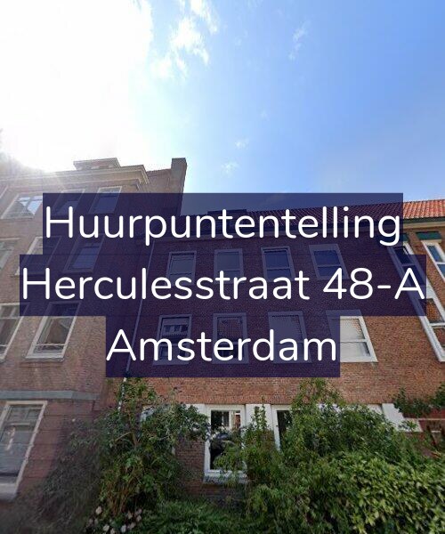 Foto gevel Huurpuntentelling voor Herculesstraat 48-A, Amsterdam