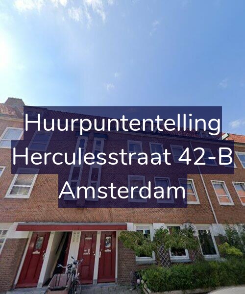Foto gevel Huurpuntentelling voor Herculesstraat 42-B, Amsterdam