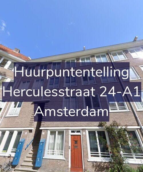 Foto gevel Huurpuntentelling voor Herculesstraat 24-A1, Amsterdam