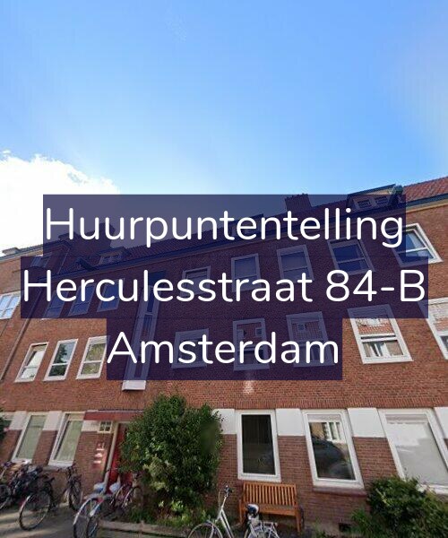 Foto gevel Huurpuntentelling voor Herculesstraat 84-B, Amsterdam