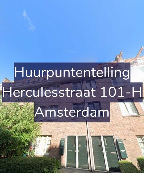 Foto gevel Huurpuntentelling voor Herculesstraat 101-H, Amsterdam