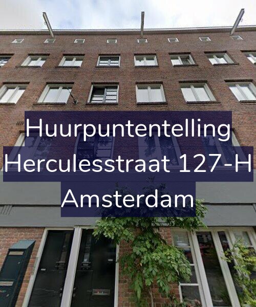Foto gevel Huurpuntentelling voor Herculesstraat 127-H, Amsterdam