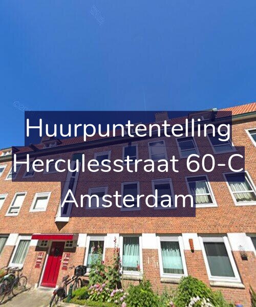 Foto gevel Huurpuntentelling voor Herculesstraat 60-C, Amsterdam