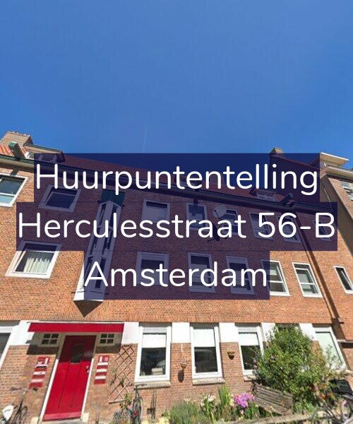 Foto gevel Huurpuntentelling voor Herculesstraat 56-B, Amsterdam