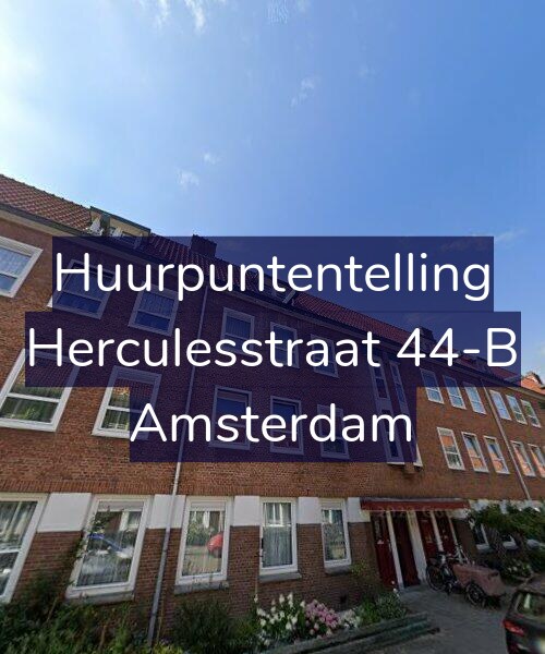 Foto gevel Huurpuntentelling voor Herculesstraat 44-B, Amsterdam
