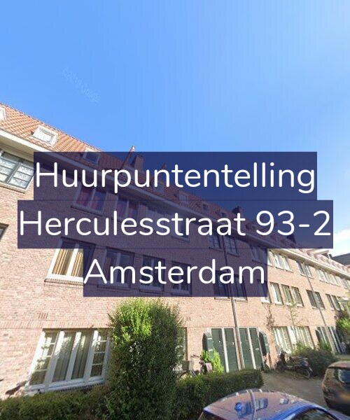 Foto gevel Huurpuntentelling voor Herculesstraat 93-2, Amsterdam