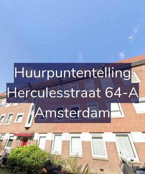 Foto gevel Huurpuntentelling voor Herculesstraat 64-A, Amsterdam