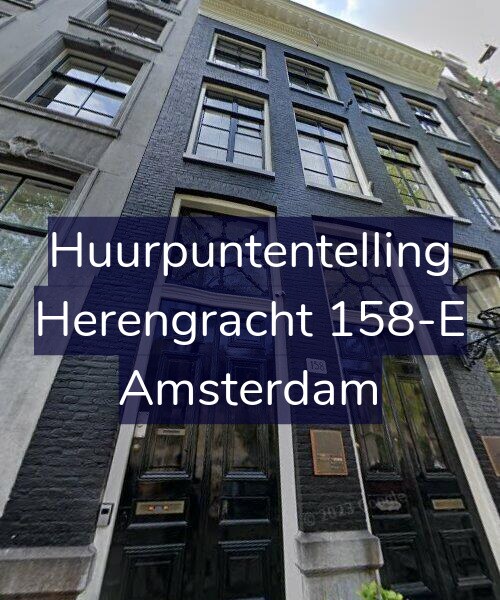 Foto gevel Huurpuntentelling voor Herengracht 158-E, Amsterdam