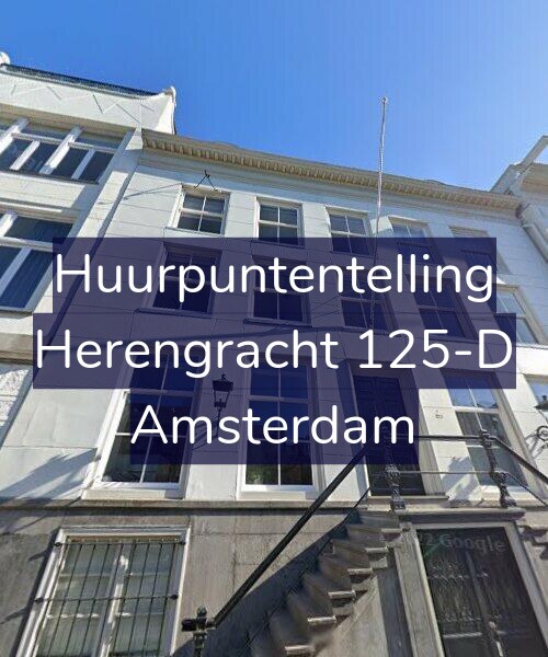 Foto gevel Huurpuntentelling voor Herengracht 125-D, Amsterdam