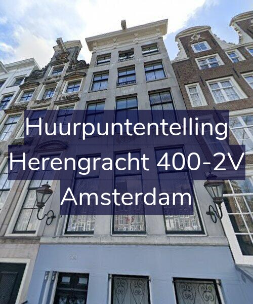 Foto gevel Huurpuntentelling voor Herengracht 400-2V, Amsterdam