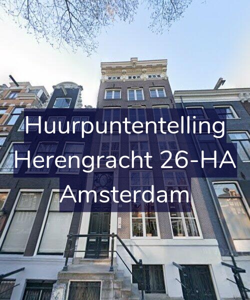 Foto gevel Huurpuntentelling voor Herengracht 26-HA, Amsterdam
