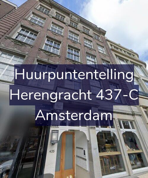 Foto gevel Huurpuntentelling voor Herengracht 437-C, Amsterdam