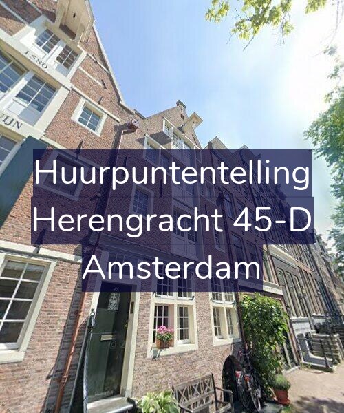 Foto gevel Huurpuntentelling voor Herengracht 45-D, Amsterdam