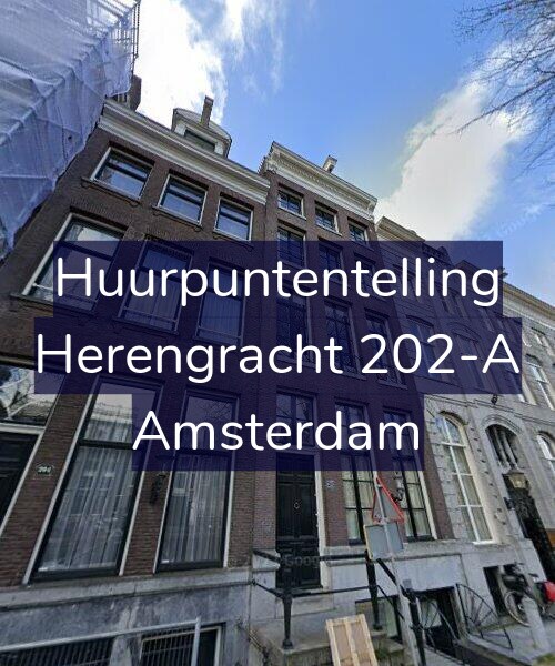 Foto gevel Huurpuntentelling voor Herengracht 202-A, Amsterdam