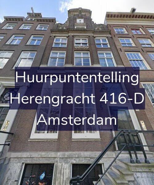 Foto gevel Huurpuntentelling voor Herengracht 416-D, Amsterdam