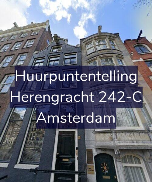 Foto gevel Huurpuntentelling voor Herengracht 242-C, Amsterdam
