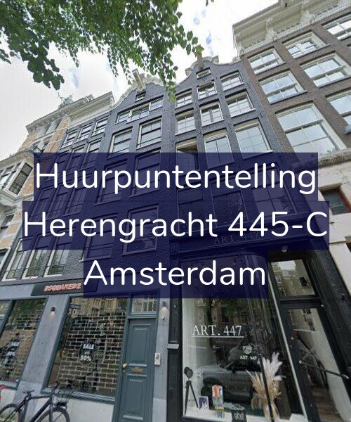 Foto gevel Huurpuntentelling voor Herengracht 445-C, Amsterdam