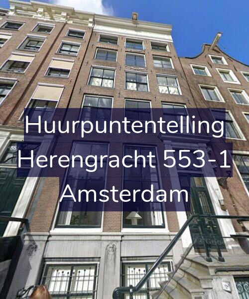 Foto gevel Huurpuntentelling voor Herengracht 553-1, Amsterdam
