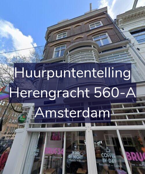 Foto gevel Huurpuntentelling voor Herengracht 560-A, Amsterdam