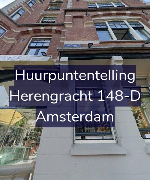 Foto gevel Huurpuntentelling voor Herengracht 148-D, Amsterdam